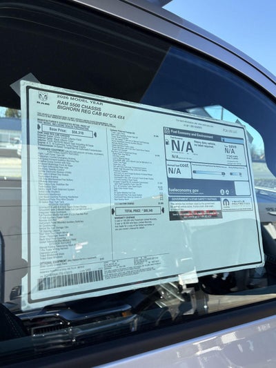 2026 RAM 5500 RAM 5500 BIG HORN CHASSIS REGULAR CAB 4X4 60' CA